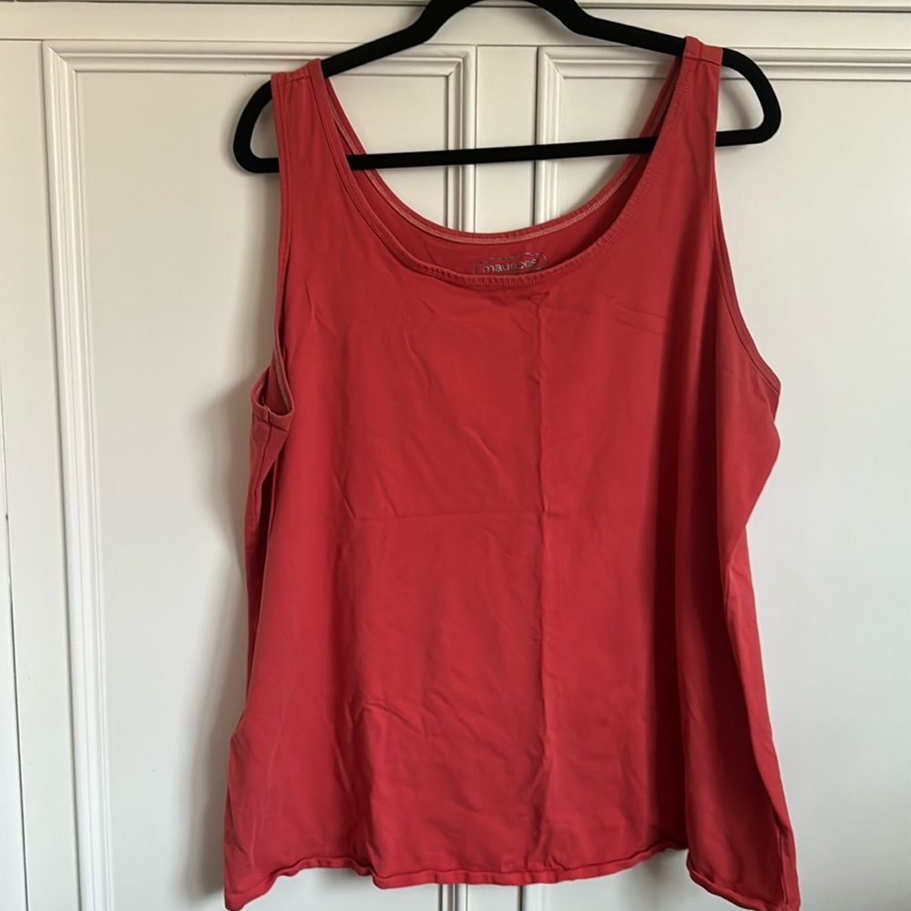 Maurices size 2, coral tank top